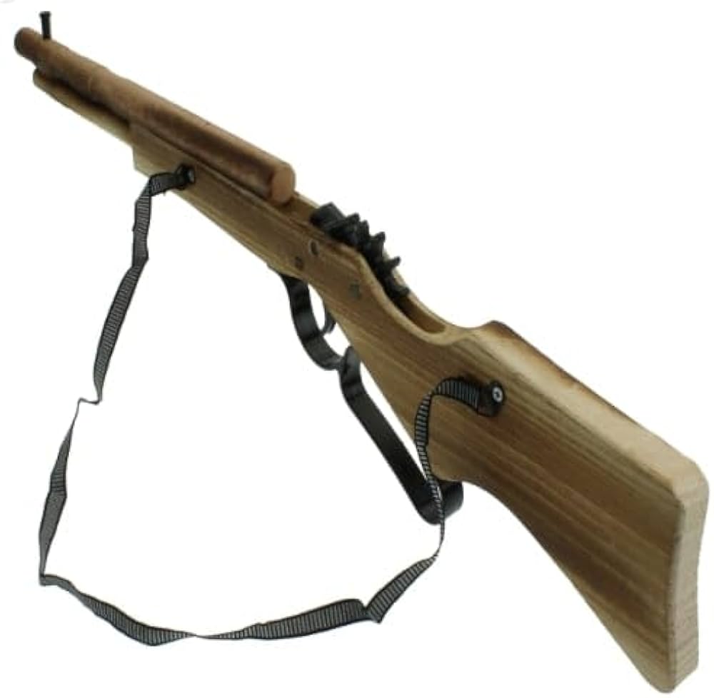 2/1迄最終値下】木製品の共榮 超精密木製ゴム鉄砲 南部14年式 桐箱入