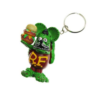 Amazon.co.jp: [MOONEYES] ラットフィンク（RAT FINK） キーホルダー