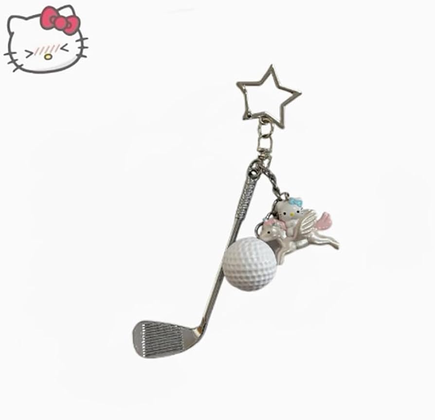 Amazon.co.jp: スポーツシリーズ 星 キーホルダー ハローキティ 野球