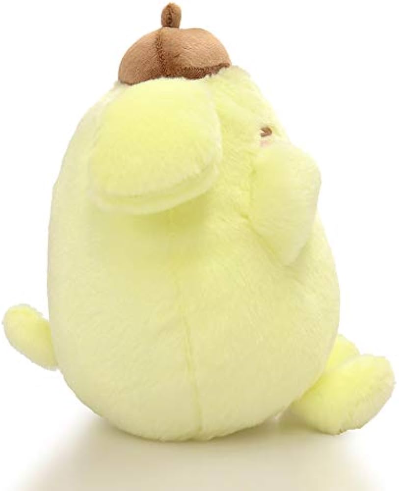 Amazon.co.jp: ポムポムプリン ほっぺぎゅ～ボアむにゅぐるみS