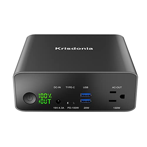Amazon | Krisdonia ポータブル電源 AC出力対応130W モバイル