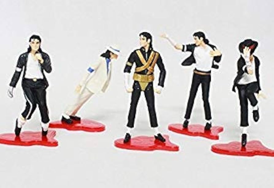 Amazon | マイケル・ジャクソン 5体 フィギュア セット デンジャラス