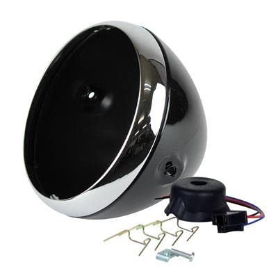 Amazon | 7インチルーカスタイプヘッドライトケース (ブラック