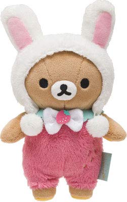 Amazon.co.jp: リラックマ みんないちごになぁれ ぬいぐるみ : おもちゃ