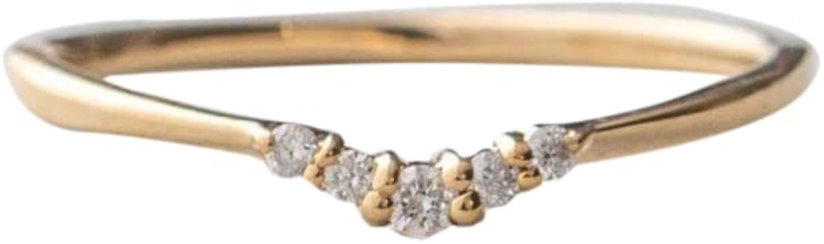 Amazon | (エテ) ete K10YG ダイヤモンド ピンキーリング 720622 1号