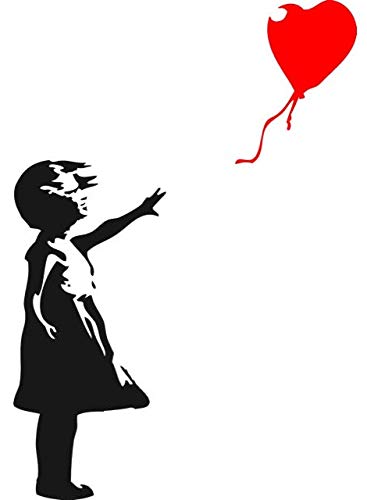 Amazon｜風船と少女 バンクシー Banksy レプリカ はってはがせるアート