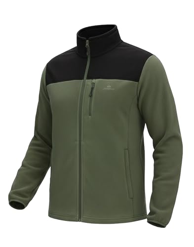 Pioneer Camp Zipper Fleece Jacket Men Polar Lightweight Durable
