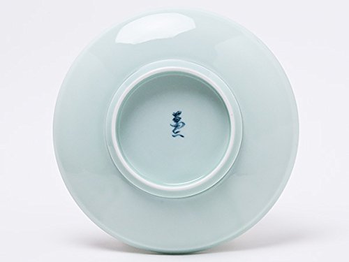 Amazon | 人間国宝 井上萬二窯元 青白磁公孫樹文皿 inouemanji-17