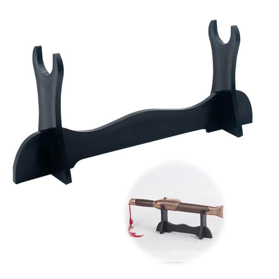 Amazon.co.jp: 刀掛け ミニ刀掛台 横置き 1本掛け25cm以上の刀剣対応