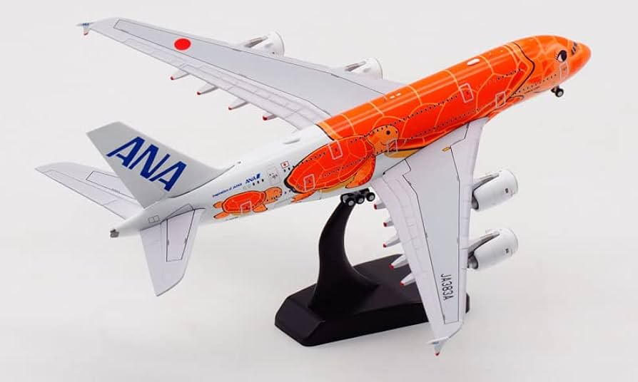 Amazon.com: JC Wings ANA Flying Honu Kala Livery Airbus A380