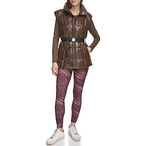 DKNY Women's Performance Vest,BRACKEN,Small at Amazon Women's