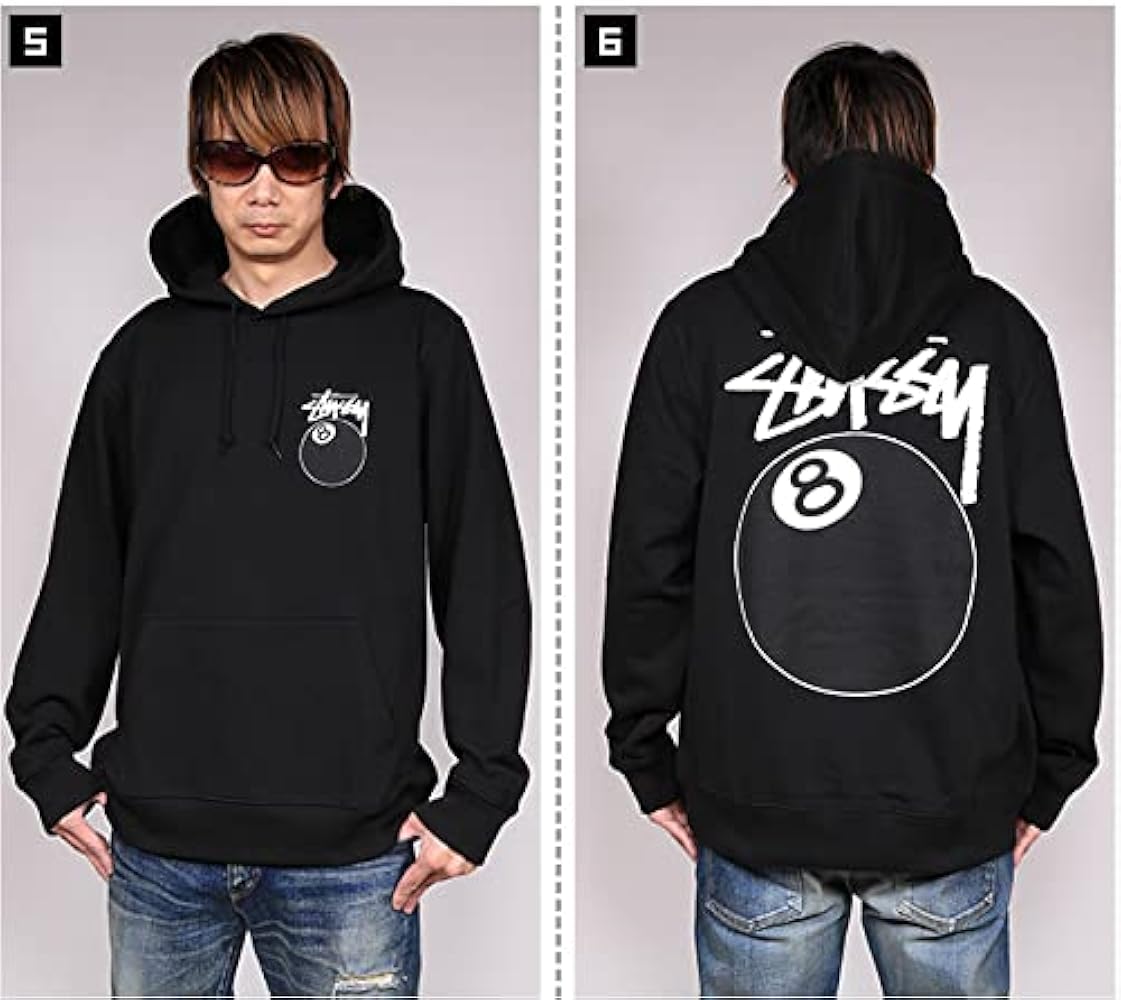 Amazon.co.jp: [ステューシー] 8 BALL HOODIE (HOODED)(1924749-BK