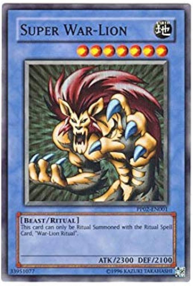 Amazon.co.jp: 遊戯王 英語版 PP02-EN001 Super War-Lion スーパー