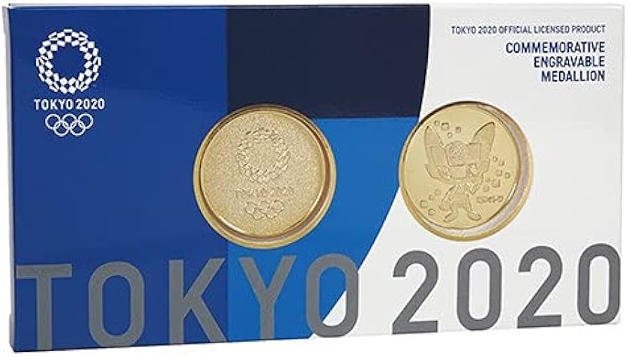 Amazon.co.jp: 東京 2020 オリンピック 記念メダリオン 2種セット