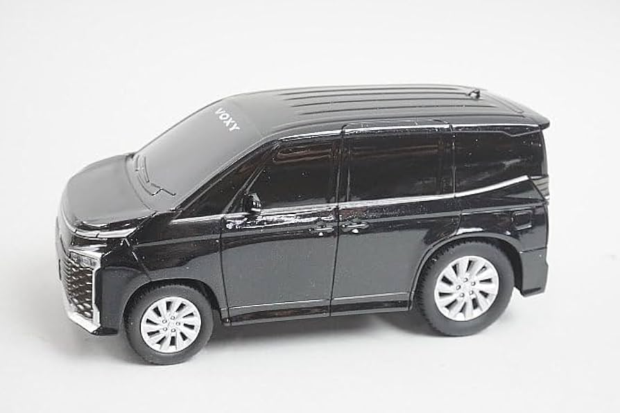 Amazon.co.jp: Toyota ミニカー VOXY ヴォクシー ブラック/COROLLA