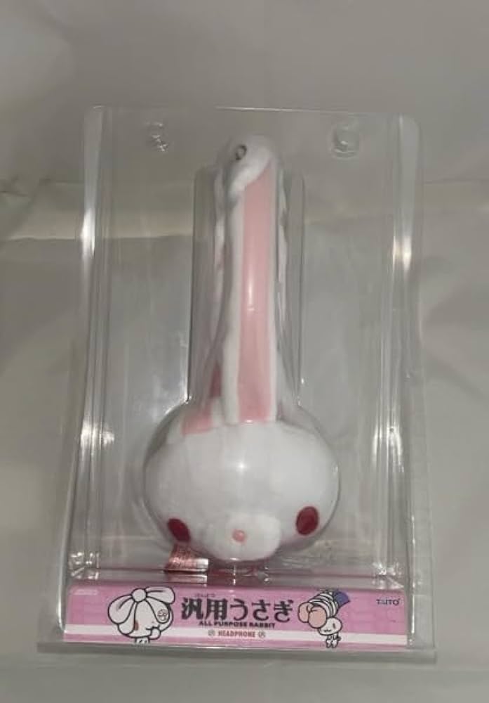 Amazon.co.jp: 汎用うさぎ みみあてヘッドフォン型汎用うさぎ 白