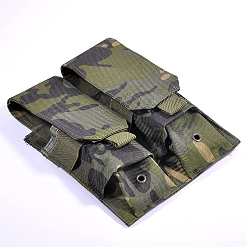 Amazon | Broptical ミリタリー 2連ポーチ MOLLEシステム対応 M4 M16