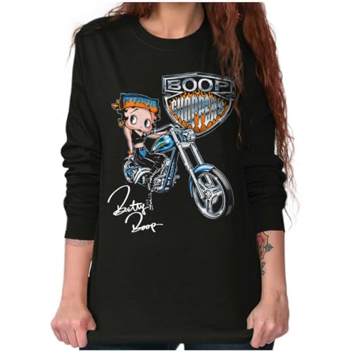 Amazon.com: Biker Betty Boop Choppers Motorcycle Women's Long