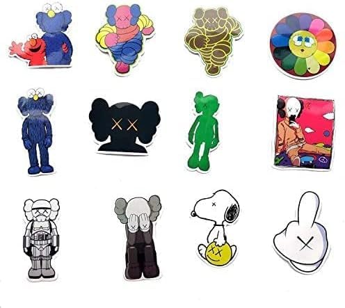 Amazon.co.jp: 64枚 KAWSステッカーセット KAWS防水シール スーツ