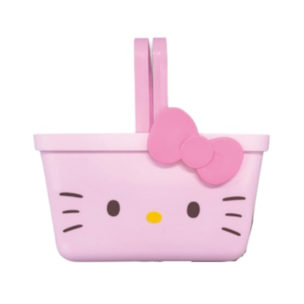 Amazon｜畑山商事 ミニバスケット ハローキティ ピンク H13×W24×D15cm