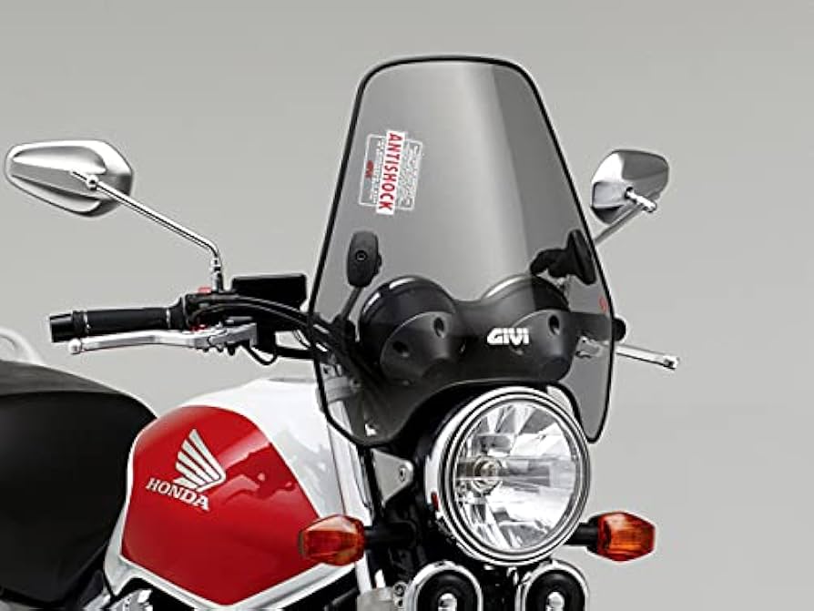 Amazon | GIVI(ジビ) バイク スクリーン 汎用(バーハンドルクランプ
