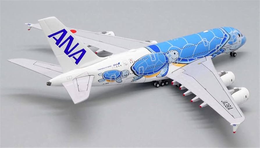 Amazon.com: JC Wings ANA Airbus A380 JA381A Flying Honu - Lani