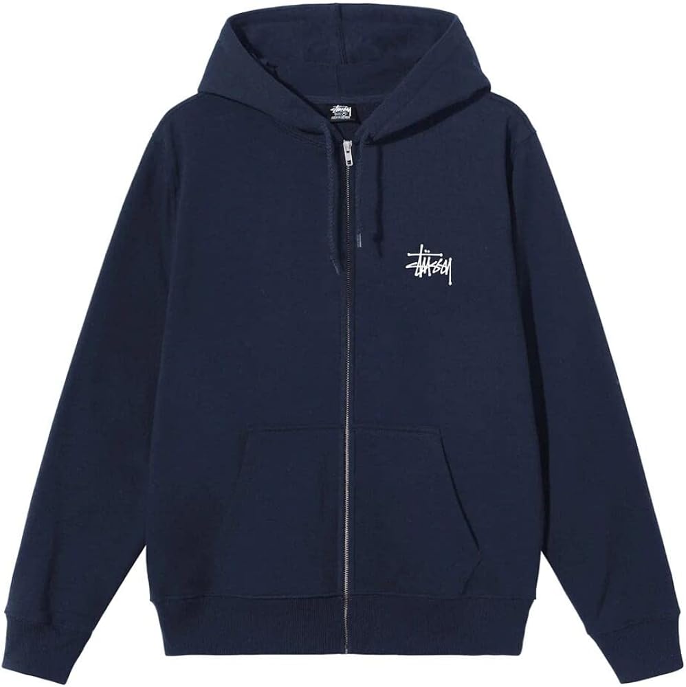 Amazon.co.jp: [ステューシー] ベーシックロゴプリント BASIC ZIP HOOD