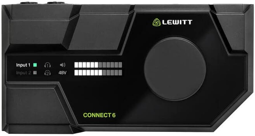 Amazon.co.jp: LEWITT CONNECT 6 オーディオインターフェース USB DTM