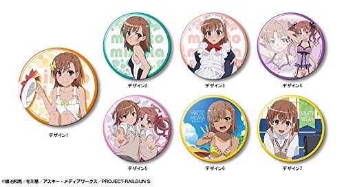 Amazon.co.jp: とある科学の超電磁砲S 缶バッジ デザイン03(御坂美琴/C