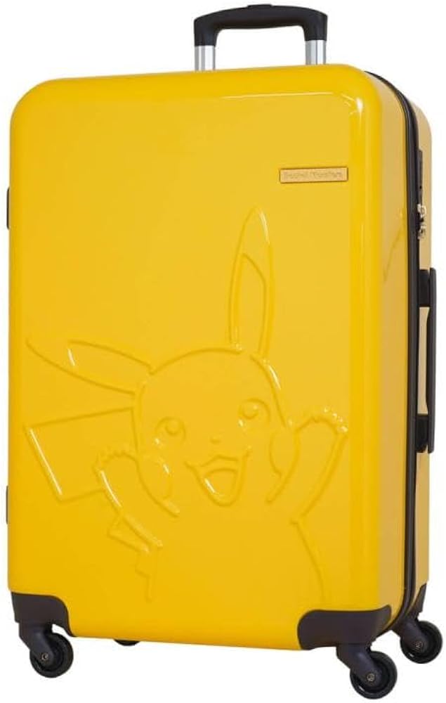Amazon | [ポケットモンスター] スーツケース Mサイズ 軽量 ピカチュウ
