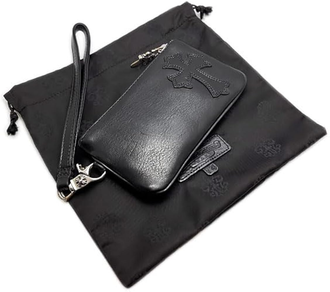 Amazon.co.jp: Chrome Hearts Wallet Zipper Change Purse Wristlet