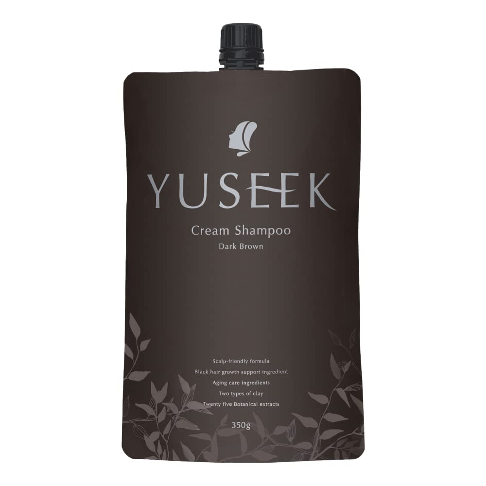 Amazon | YUSEEK クリームシャンプー 白髪用ヘアマニキュア 黒染め