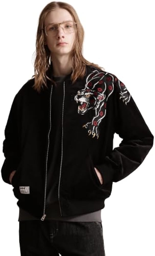 Amazon | [Schott NYC] [ショット] SOUVENIR JACKET KISSMARK PANTHER