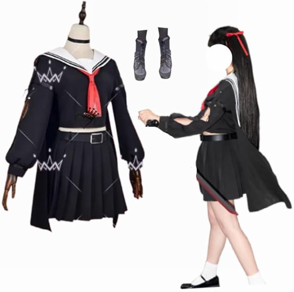 Amazon.co.jp: [YOUO] 鳴潮 千咲 コスプレ衣装 +靴 : ホビー
