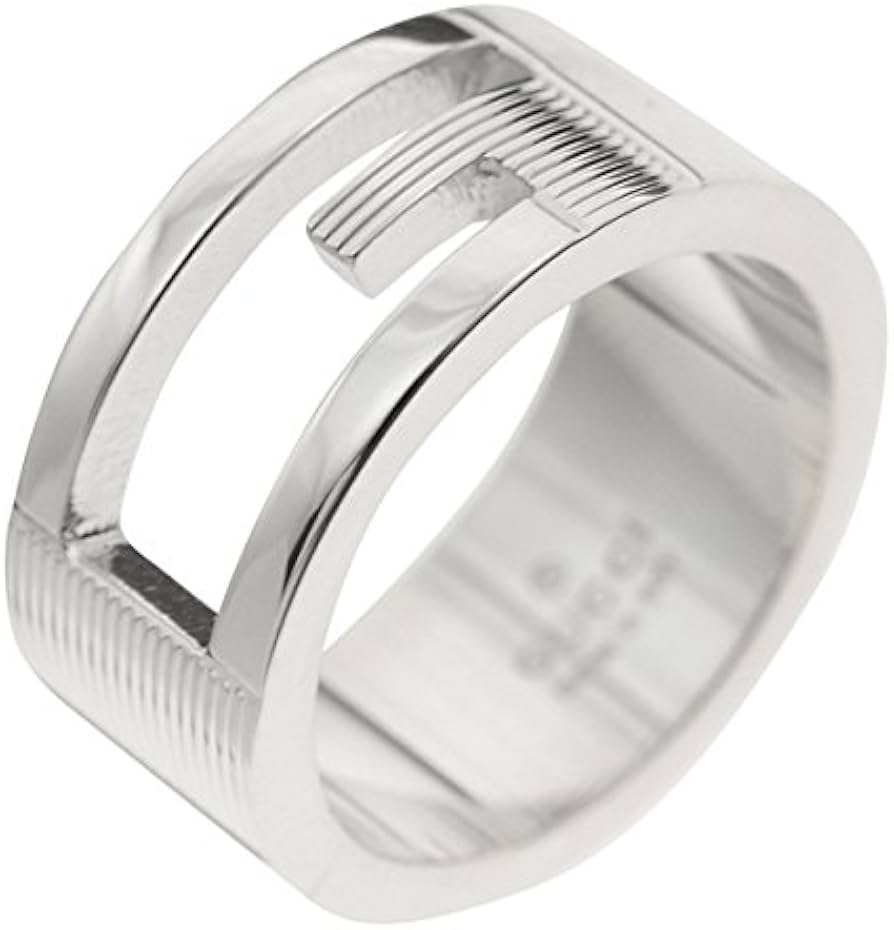 GUCCI グッチ オープンバンド リング 7号 指輪 シルバー ユニセックス