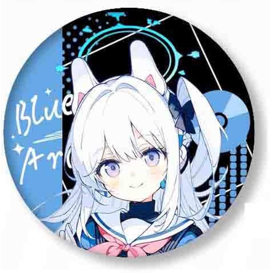 Amazon.co.jp: ブルーアーカイブ 缶バッジ ブローチ バッジ 6個セット
