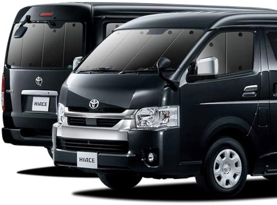 Amazon | 趣味職人 プライバシー サンシェード 車 ハイエース 200系