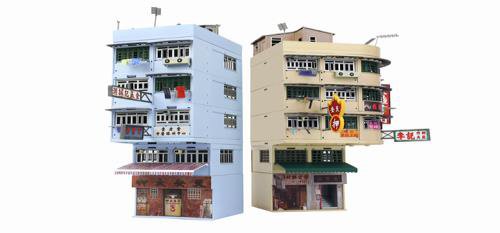 Amazon | TINY Bd11 香港旧市街 ジオラマビルセット 完成品 | ミニカー