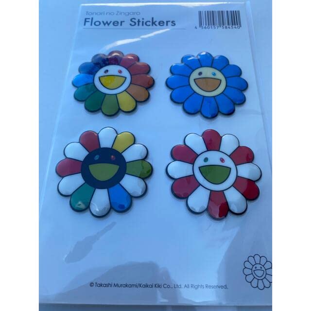 Amazon | 村上隆 フラワー カイカイキキ シール ステッカー murakami