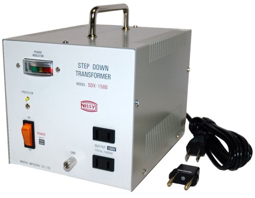 Amazon.co.jp｜日章工業 変圧器 海外 AC220/240V→AC100V 1500W