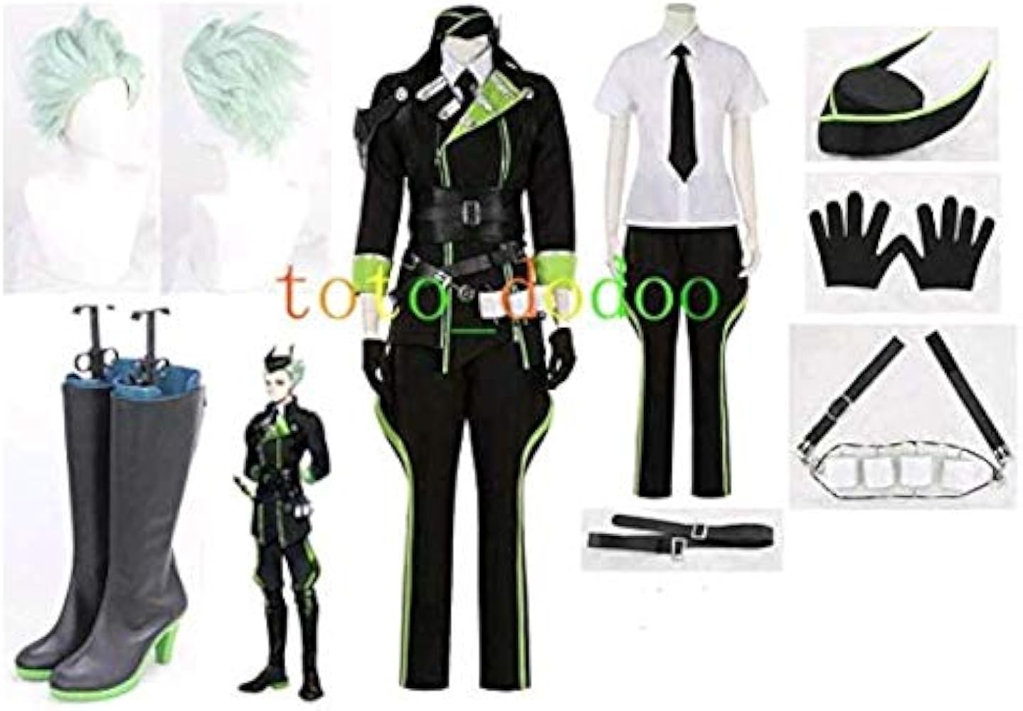 Amazon.co.jp: [zyh_cos] 【GUCOSUG】ツイステ セベク シルバー 寮服