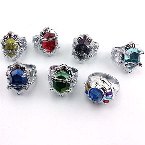 Amazon | 家庭教師ヒットマン リボーン リング 指輪 7個セット