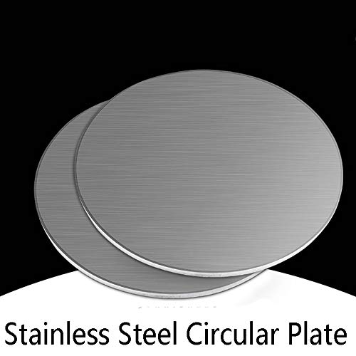 Amazon.co.jp: 304金属シートステンレス鋼の円形プレート、円形