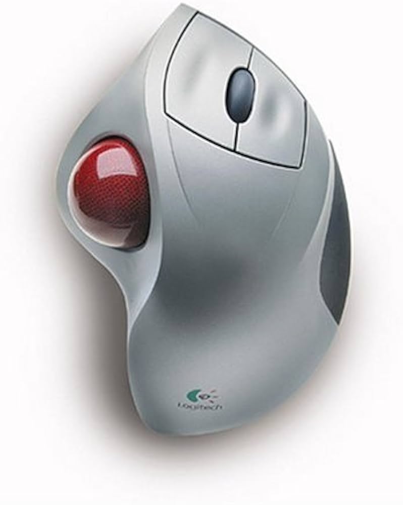 Amazon | Logitech トラックマンホイール 3ボタン ワイヤレス 光学式