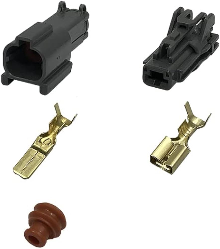 Amazon.co.jp: 矢崎総業 250型 58コネクタ Xタイプ 防水 1極 カプラー