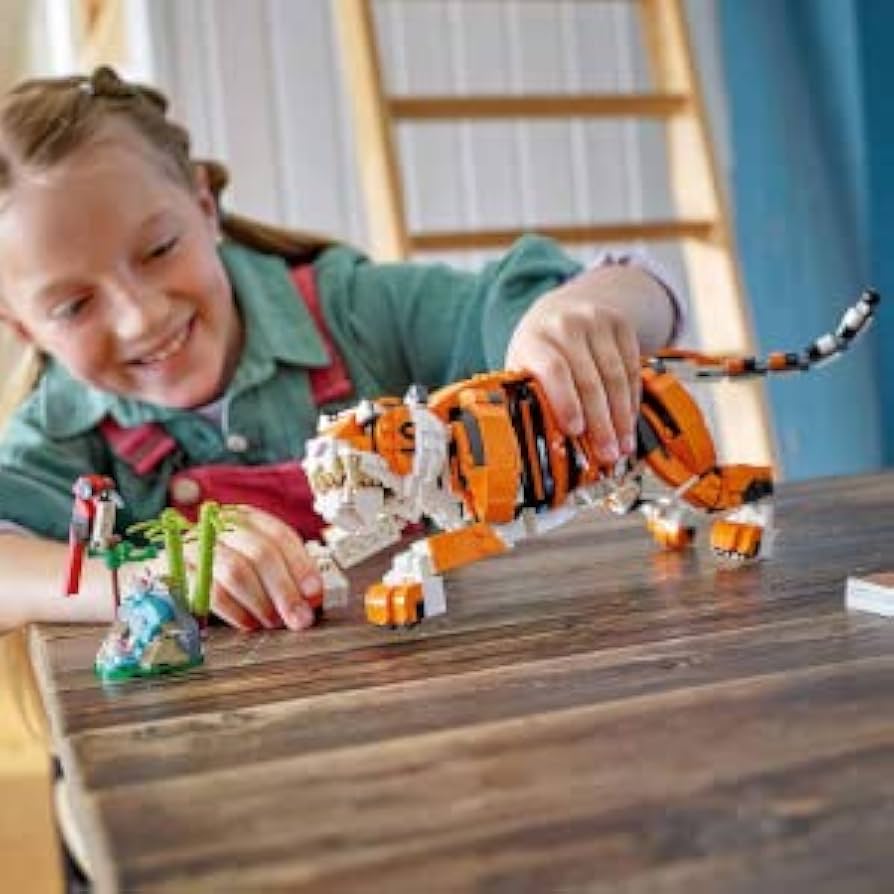 LEGO Creator Majest?tischer Tiger| 31129 : Amazon.co.uk: Toys & Games