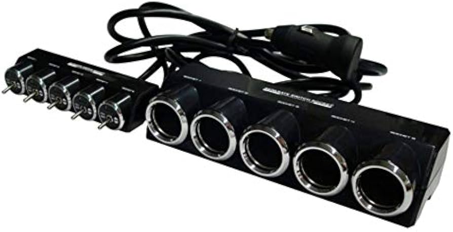 Amazon.co.jp: カシムラ(Kashimura) 分配器 セパレートスイッチ5連