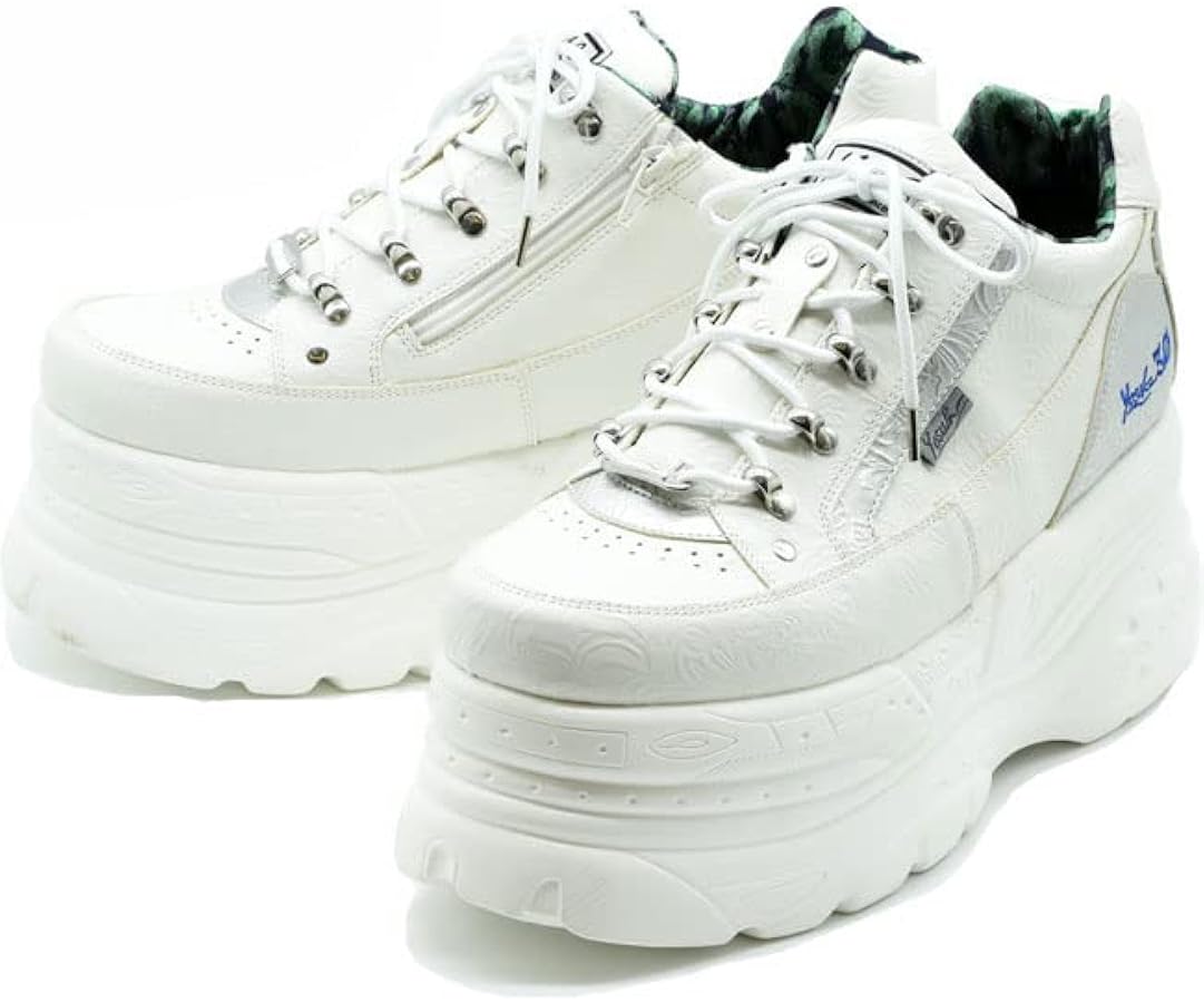 Amazon | ヨースケ YOSUKE 厚底スニーカー ハイソール レースアップ