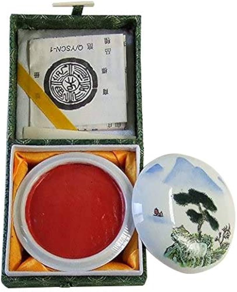 Amazon | 印泥 西冷印社 箭鏃 二両装(60g) 朱肉 潜泉印泥 | 朱肉