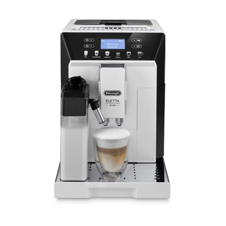 Amazon | デロンギ 全自動コーヒーマシン エレッタカプチーノ 全12